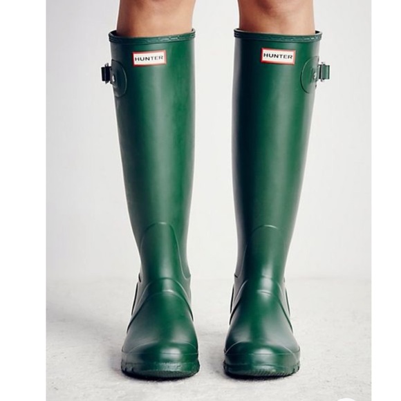 Hunter Shoes - Hunter- Original Tall Boots Green